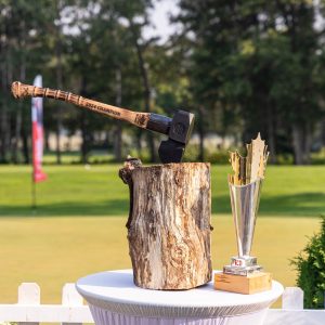 CRMC Championship Trophy at Cragun's Legacy Courses in Brainerd, MN